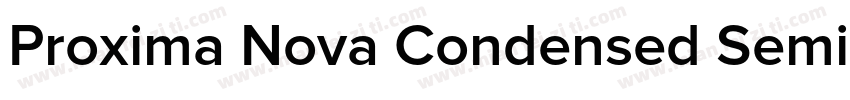 Proxima Nova Condensed Semibold字体转换